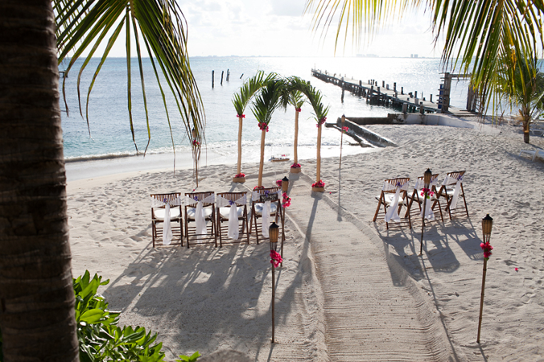 Beach ceremony details